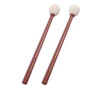 Mikinona 2pcs Wooden Guiro Beater Sticks for Meditation and Ceremonies Ergonomic Cotton Wrapped Percussion Instruments for Buddhist Rituals Clear Sound Musical Rhythm Sticks for Beginners
