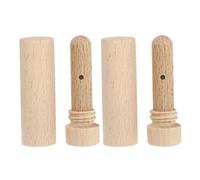 Mikinona 2pcs Wooden Sticks Aromatherapy Essential Oil Smelling Tubes with Beech Material for Refreshing The Mind and Impact-resistant Use, for Aromatherapy Sessions