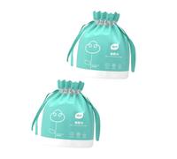 Mikinona 2rolls Cotton Facial Tissues Face Pads Cleansing Towelettes Dry Wet Makeup Remover Natural Ingredients Gentle Skin