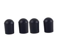 Mikinona 2sets Cello Endpin Tip Non-slip Mat Black Case Cello Tail Pin Cap Ba25 Violin Parts Accessory 2pcs*2