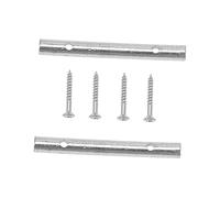 Mikinona 2sets Electric Guitar String Retainer Bars Chrome Headstock String Tension Rods for Stable Performance Reducing Friction Essential for Electric Guitars