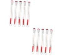 Mikinona 2sets Scallop Lash Brush Eyelash Mascara Tube Makeup Brush Wand Perfect for Lash Separation 10pcs*2