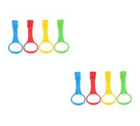 Mikinona 2sets Walking Exercises Assistant Rings Bed Stand up Rings Hanging Lightweight Easy to Install 4pcs*2