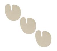 Mikinona 3 Pairs Adhesive Forefoot Toe Cushions for Sandals Non-Slip Half Insoles Invisible Foot Ball Cushions Comfortable Support for Men and Women Standing Long Hours