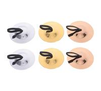 Mikinona 3 Pairs Finger Cymbals Percussion Zills Musical Hand Bells Lightweight Dancing for Parties Festivals Creative Group Play Accessory