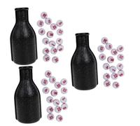 Mikinona 3 Sets Portable Snooker Shaker Bottle Professional Billiard Accessory with Tally Balls for Game Rules and Fun
