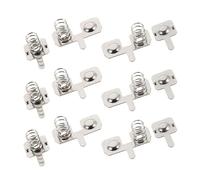 Mikinona 3 Sets Stainless Steel Aaa Battery Contact Springs Positive Negative Conversion Plates for Remote Controls with 7# Triple Pack Battery Terminal Jumpers