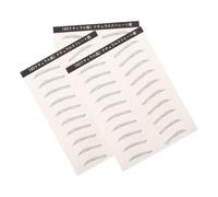 Mikinona 3 Sheets Temporary Eyebrow Stickers Hair Like Grooming Decal for Women Beginner Friendly Peel Off Eyebrow Stencils with Natural Texture for Lasting Wear