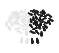 Mikinona 30 Pairs Silicone Eyeglass Nose Pads Slip Non Slip Nose Pads for Comfortable Wear Fit for Eyeglasses Sunglasses Pack White and Black