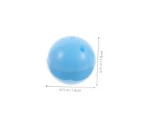 Mikinona 30 Pcs Mini Gumball Machine Capsules Reusable Plastic Prize Containers Bright Colored Capsules for Claw Machines DIY Craft Supplies Safe for Party Favors