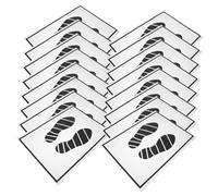 Mikinona 30pcs Car Foot Mats Paper Mats for Car Detailing Disposable Paper Foot Auto Floor