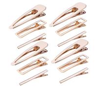 Mikinona 30pcs Diy Hair Clips Kit Assorted Single Prong Metal Hairpins for Wedding