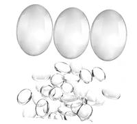 Mikinona 30pcs Glass Nail Varnish Colour Chart Beads for Nail Art Display and Manicure Practice