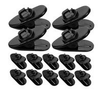 Mikinona 30pcs Microphone Clips for Lapel Mics Durable Collar Clip for Secure Hold for Performances Speeches and Online Chats