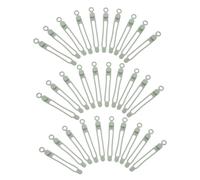 Mikinona 30pcs Reusable Silicone Cable Ties Multipurpose Cord Organizer for Charging Cables Data Storage Strap with Hanging Feature Elastic Wire Management Bundling Fastening