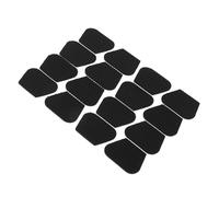 Mikinona 32pcs Black Guitar Pick Grips Non Slip Rubber Stickers Self Adhesive Dropping Holders for Acoustic and Electric Guitars Professional Plectrum Stability