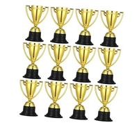Mikinona 32pcs Mini Plastic Trophies for Lightweight Safe Winner Cups for Sports Competitions Party Favors Rewards and Participation Prizes