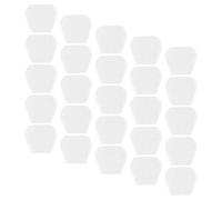 Mikinona 32pcs Transparent Silicone Guitar Pick Grips Adhesive Pads Non-slip Reusable Accessories for Bass Ukulele Guitar Picks Enhanced Control for Sweaty Hands