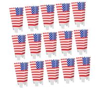 Mikinona 36 Pcs Disposable Popcorn Boxes with American Flag Design Patriotic Stars and Stripes Paper Holders for Independence Day Party Decorations Movie Nights Family Gatherings and Usa