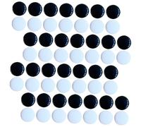 Mikinona 360pcs Double-sided Go Chess Pieces Black and White Simulated Jade Stones for Home Use Board Game Accessories Strategy Game Supplies