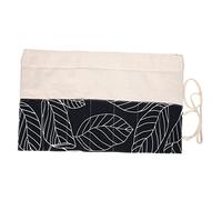 Mikinona 36holes Pencil Storage and Makeup Brush Organizer Bag Durable Cotton Cosmetic Case with Multiple Slots for Pencils Pens and Brushes Travel Accessory for Students and Makeup Lovers