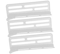 Mikinona 3pcs Adjustable Fridge Side Door Dividers Space-saving Food Partition Boards Household Refrigerator Drawer Organizers for Daily Kitchen and Freezer Use