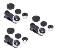 Mikinona 3pcs All-in-one Mobile Camera Lens Wide Angle Macro for 6/7/8/x Aluminum Alloy