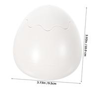 Mikinona 3pcs Bath Water Spray Eggs for Smooth Safe Material Floating Bathtub Sprinkling with Penguin Dinosaur Duck Random Colors Random Color