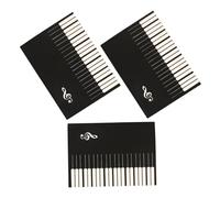 Mikinona 3pcs Beginner's Music Notebook Piano Staff Manuscript Notebook Guitar Music Book Lightweight Design