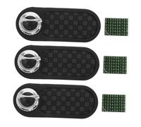 Mikinona 3pcs Car Anti-skid Pad Phone Holder Mobile Phone Dashboard Holder Auto Dashboard Accessories Universal Car Mat for Cell Pvc