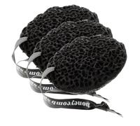 Mikinona 3pcs Exfoliating Body Scrubbers for Men Non-Latex Shower Sponges Honeycomb Massage Balls