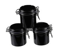 Mikinona 3pcs Eyelash Grafting Glue Jar Practical Storage Box for Lash Extensions Moisture Design for Salon Home Use Compact Lightweight Containers