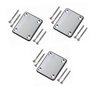 Mikinona 3pcs Guitar Neck Plate Screws 44mm Length 9.2mm Diameter 1x Back 4x Mounting Screws