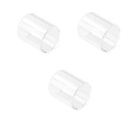 Mikinona 3pcs Guitar Slide Slide Bar for Electric Guitar Finger Slider Country Jazz Blues Acoustic Guitarra Strings Accessories High Grade Glass