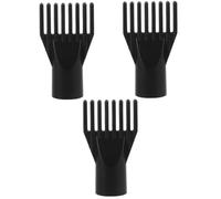 Mikinona 3pcs Hair Dryer Nozzle Replacement Lightweight Portable Comb Attachment for Universal Blow Dryer