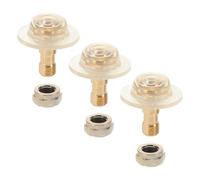 Mikinona 3pcs Iron Copper Valve Core Replacement for Life Jackets Tight Seal Leakproof Valve Cores for Emergency Survival Inflation Lightweight Easy Install for Inflatable Buoyancy Gear