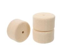 Mikinona 3pcs Jazz Drumstick Head Pad Felt Pad Drum Pedal Beater Head Beginner Jazz Band Studio Recording Live Performance Percussion Instrument Mallet Musician Equipment Accessory