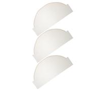 Mikinona 3pcs Lace Closure Wig Net Base Breathable Mesh Cap for Wig Making and Repair Sheer Hair Net Fabric for DIY Hairpiece Construction