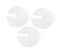 Mikinona 3pcs Mixer Bowl Splash Guards with Design Anti-Splatter Cooking Covers for Egg Beater and Batter Bowls Minimalist Kitchen Splash Protection