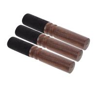 Mikinona 3PCS Nepalese Wooden Singing Bowl Mallet Traditional Handcrafted Striker for Meditation and Yoga Compact Travel-friendly Sound Enhancer for Authentic Tibetan Singing Bowls