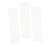 Mikinona 3pcs Optical Glass Cuvettes Transparent Standard Laboratory Cuvette for Spectrophotometer Use Glassware for Science Labs and Educational Experiments