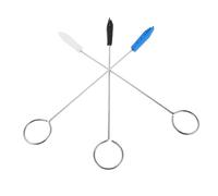 Mikinona 3pcs Piano Tuning Mutes Set Plastic Piano Lever Maintenance Kit for Keyboard Accessories in Black White Blue for Professional Technicians