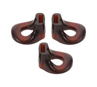 Mikinona 3Pcs Plastic Dizi Flute Mouthpiece Trainer Embouchure Aid Breath Control Tool for Beginner Chinese Bamboo Dizi Flute Practice and Teaching