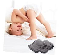 Mikinona 3Pcs Reusable Bamboo Charcoal Diapers Washable Urinal Pads Super Absorbent Leak Newborn Cloth Diapers