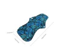 Mikinona 3pcs Reusable Washable Bamboo Charcoal Sanitary Pads for Women Nursing and Menstrual Care Soft Comfortable Touch Pads for Daily Use and Portability