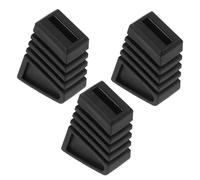 Mikinona 3pcs Rubber Drum Feet Drum Leg Protectors for Cymbal Stand Rack Feet Non-slip Design for Percussion Instruments Usage