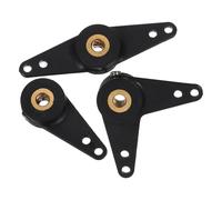 Mikinona 3pcs Rudder Arm for RC Boats - Nylon Steering Arm with Copper Core - Universal Rudder Linkage for Model Boats, RC Yachts - Marine Grade Tiller Accessories