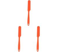 Mikinona 3pcs Silicone Hair Dye Brush Hair Treatments Tool Cake Waxing Spatula Ergonomic Handle