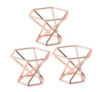 Mikinona 3pcs Stainless Steel Makeup Puff Storage Holder Simple Drying Rack Wall-mounted Rack Cosmetics Puff Organizer