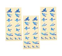 Mikinona 3pcs Stylish Electric Guitar Decorative Stickers Creative Vinyl Sticker Guitar Decoration Supply